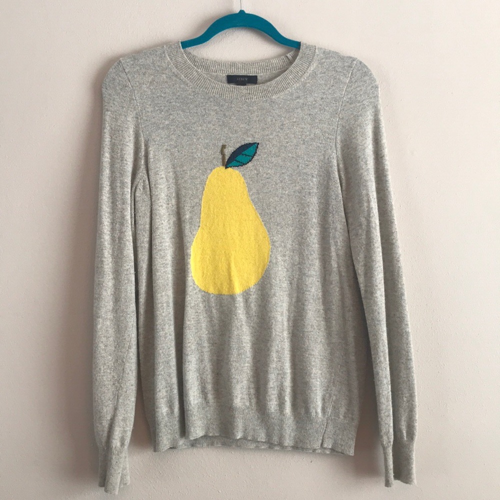 J.Crew Gray Pear Sweater